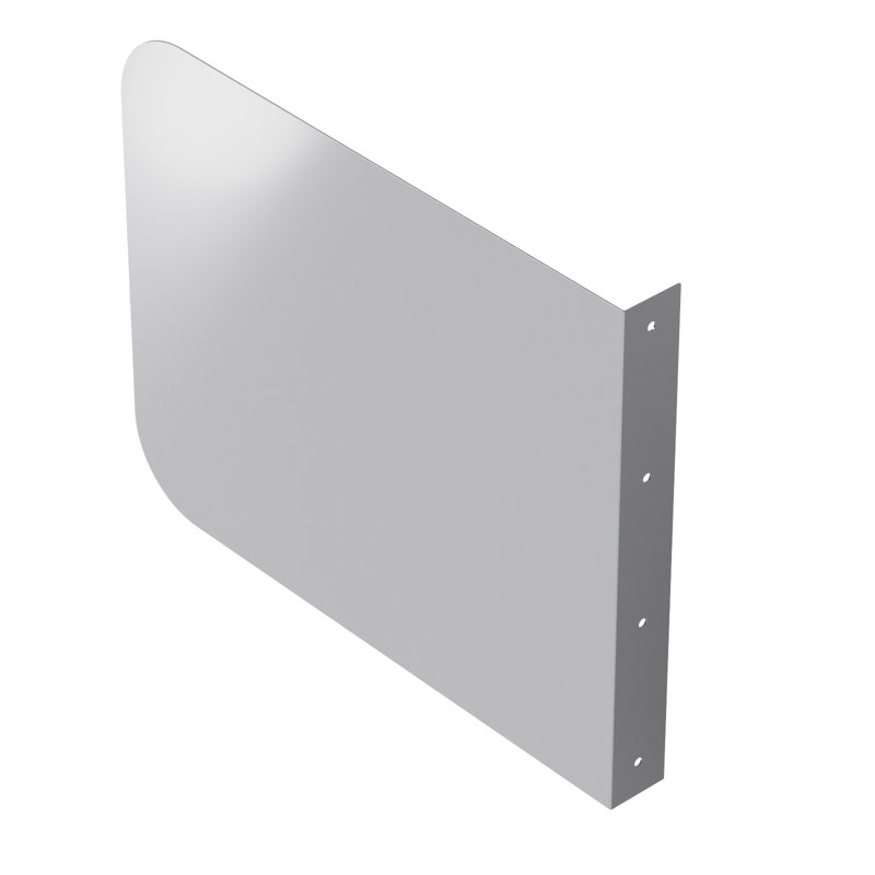 15 in. x 12 in. Stainless Steel Wall Mount Splash Guard