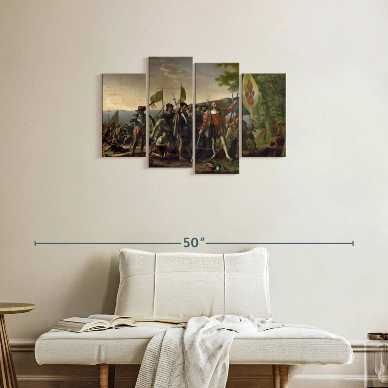 Atterrissage de Christopher Columbus, 22" H x 36" W