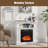 Deneise 31.69'' W Electric Fireplace with Mantel-774187316