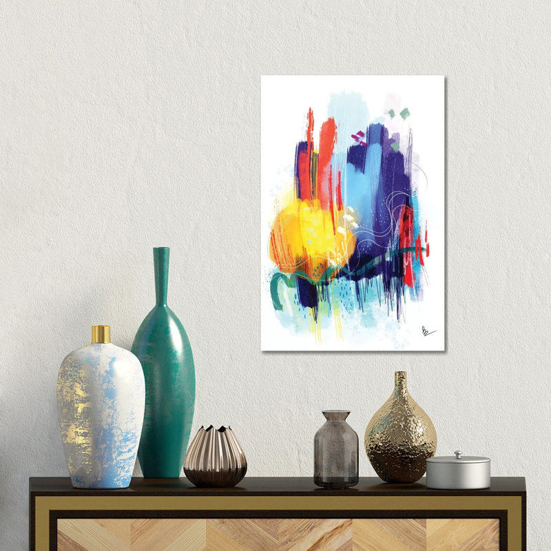 Saturate 1 Piece Wall Art on Canvas, 30.48 cm H x 45.72 cm W, Wrapped Canvas