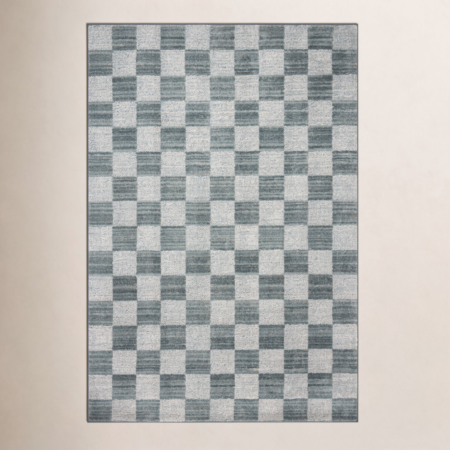 Chris Loves Julia x Loloi Calvin Blue Ivory Rug, Rectangle 2'3" x 3'10"