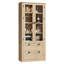Modern Farmhouse Kitchen Pantry Cabinet with Glass Doors – 72" Tall, 2 Large Drawers, Adjustable Shelves, Multipurpose Storage Cupboard for Dining Room, Kitchen, Bathroom, Living Room-1623258754