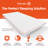 Dormeo The Essentials Mattress Topper 2-Inch with Octacell Technology, Plush Comfort, Breathable, Cooling Foam Layer for Better Sleep-118500003