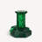 Rocky Baroque 6.89'' H Glass Tabletop Candlestick