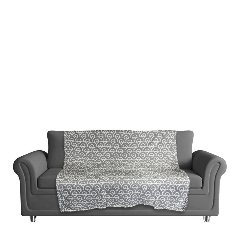 Hand Woven Throw Blanket, Gray