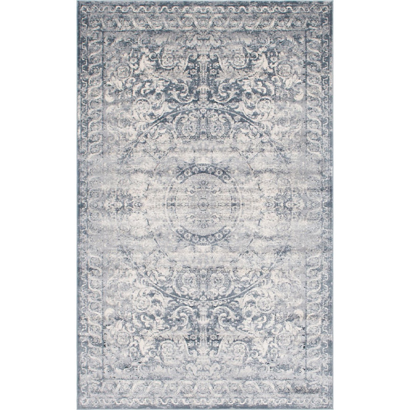 Parrado Ikat Indoor Rug, Rectangle 8' x 10'