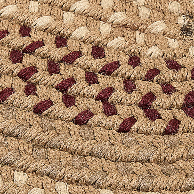 Tapis réversible intérieur / extérieur Omaha - taupe, Tapis de couloir 2 pi x 10 pi
