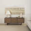 Grier 65.0L X 18.0W X 23.0H Medium Brown Solid Wood W/Cane Media Console-625781449