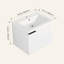 Ensemble de meuble-lavabo de salle de bain 24 po pour grand espace, ensemble d'armoires de salle de bain moderne, ensemble d'armoires de salle de bain