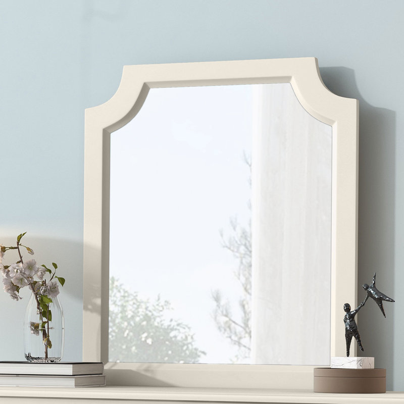 Flat Wall Mirror with Drawers
