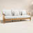 Clairmont Teakwood Patio Sofa-112272351