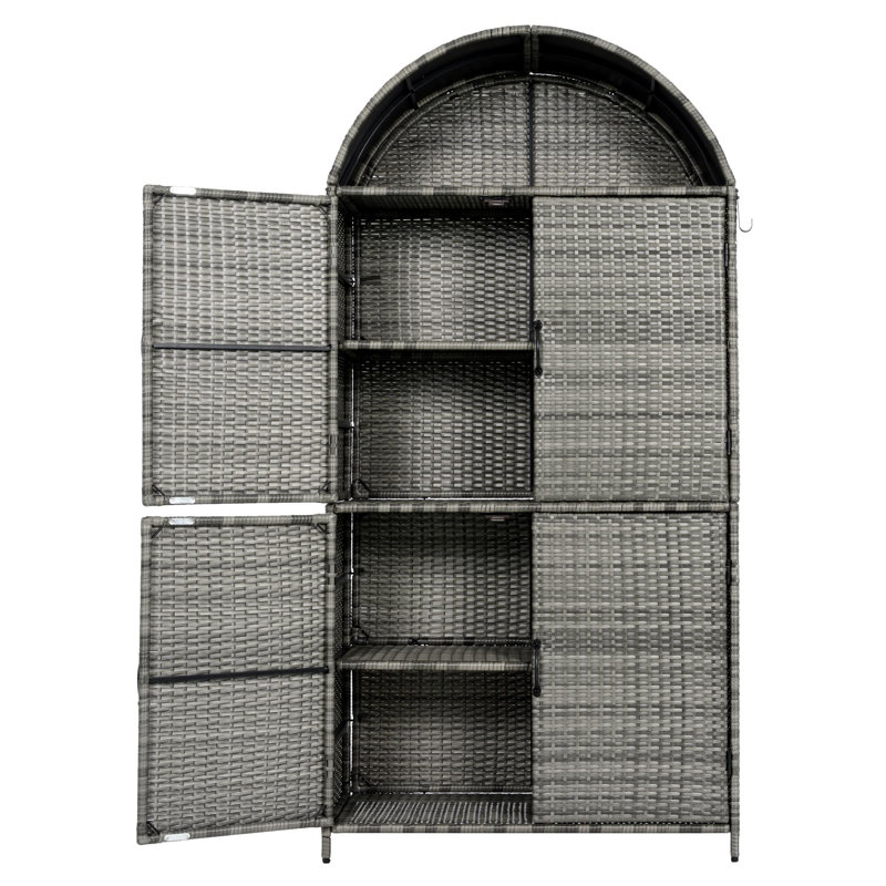 Armoire de rangement 72 po, Gris