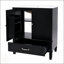 Meuble-lavabo de style rétro 30 po avec lavabo, rangement multifonctionnel et porte à fermeture en douceur-844855644