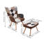 Nadeau Upholstered Accent Chair with Footstool-1347515212