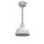 White/Galvanized Silver