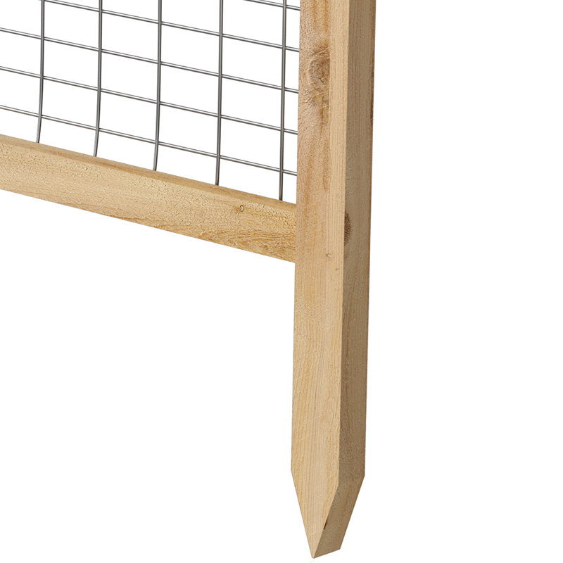Panneau de clôture de jardin H 2 pi x l 2 pi