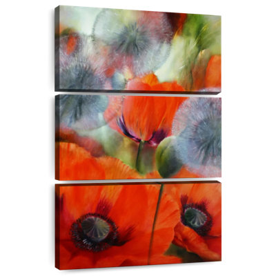 Harnek Poppies And Dandelions IV