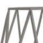 Lanterne 12 po, lanterne en acier thermolaqué gris Glacier avec cheminée en verre, porte-bougie intérieur / extérieur-326105454