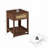 Rattan End table with drawer-2114365263