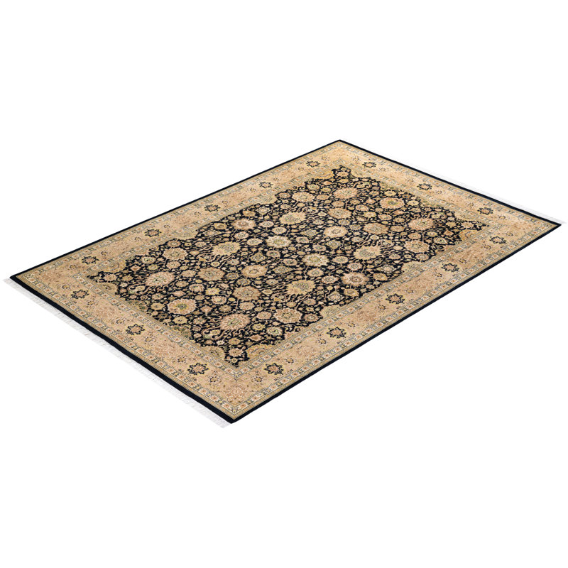 Classic One-of-a-Kind 6'1" X 9' Hand Knotted Area Rug