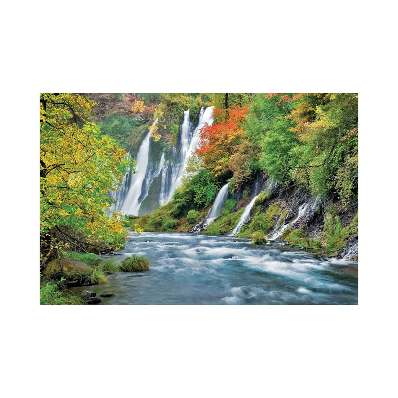 Multiple Falls by Dennis Frates - Wrapped Canvas Gallery-Wrapped Canvas Giclée, 20.32 cm H x 30.48 cm W