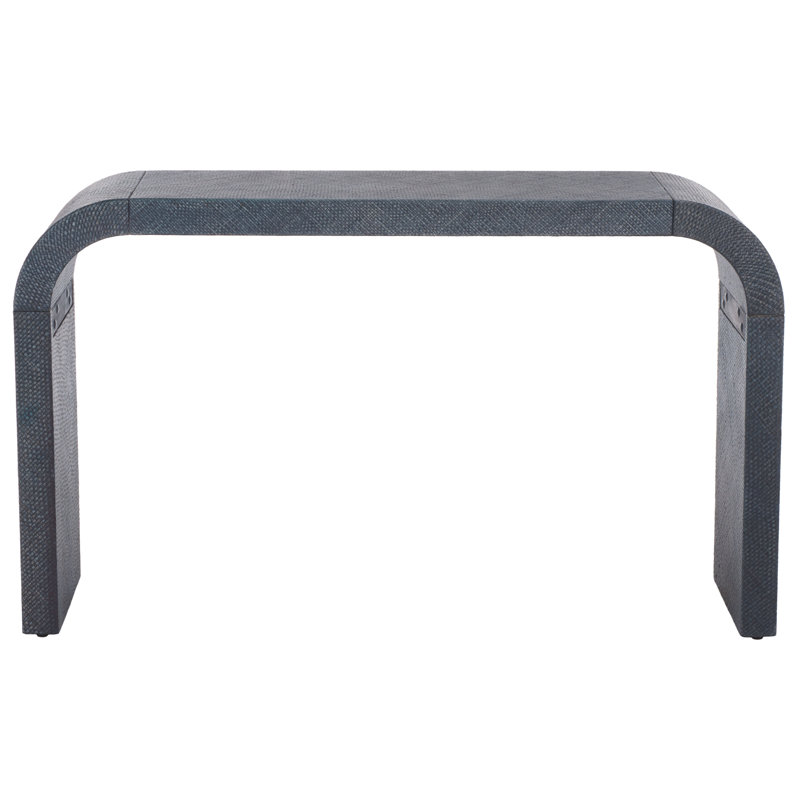 Bayu Curved Console Table, Navy