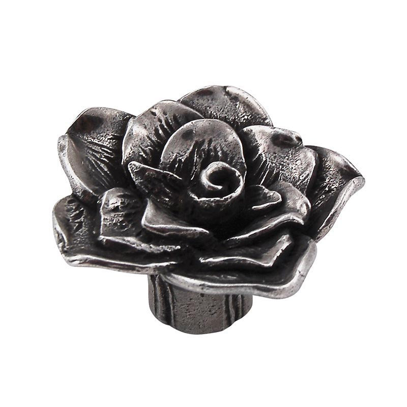 Carlotta Novelty Knob, Antique Silver