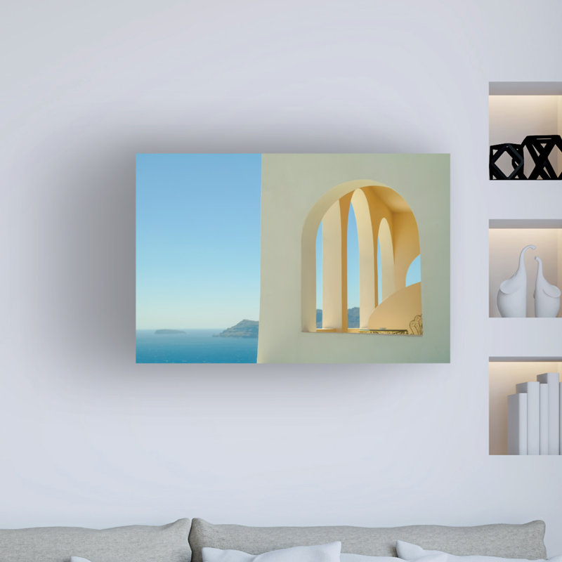 «Grèce 18» par Ben Heine, reproduction de photo sur toile tendue, H 22 po x l 32 po x P 2 po