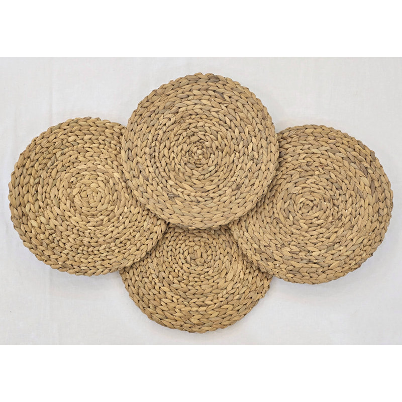 Ensemble de 4 napperons Water Hyacinth