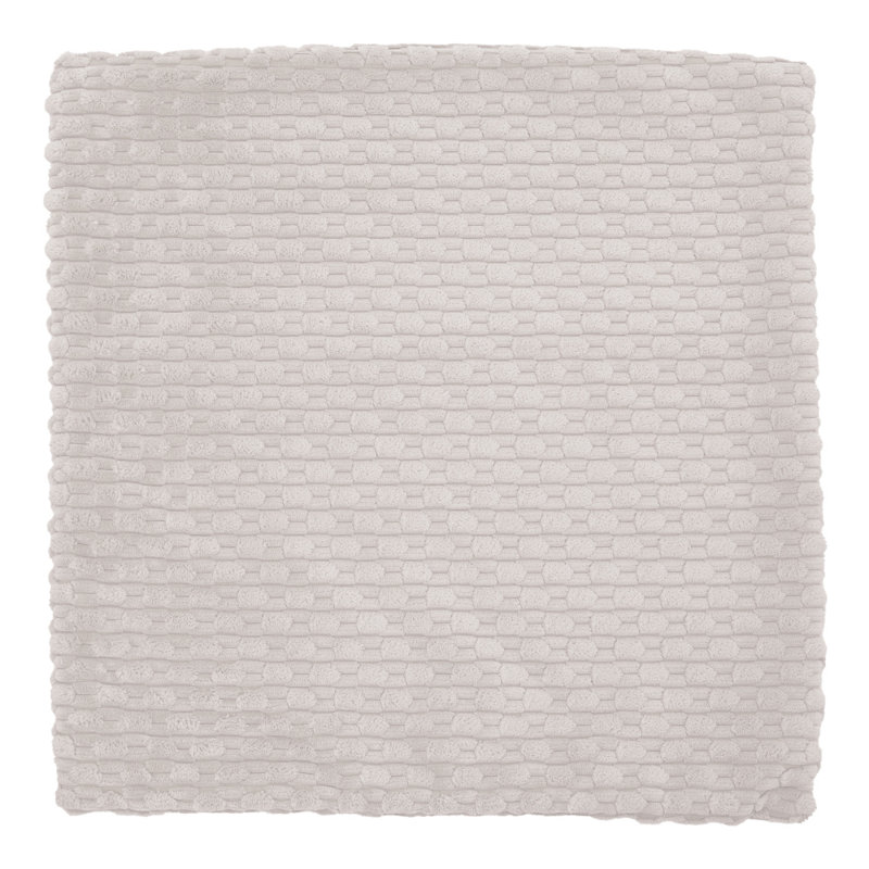 Miachel Cotton Square Cushion, Beige