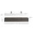 Alysa 71" Wall-Mounted Double Bathroom Vanity Set-71095532