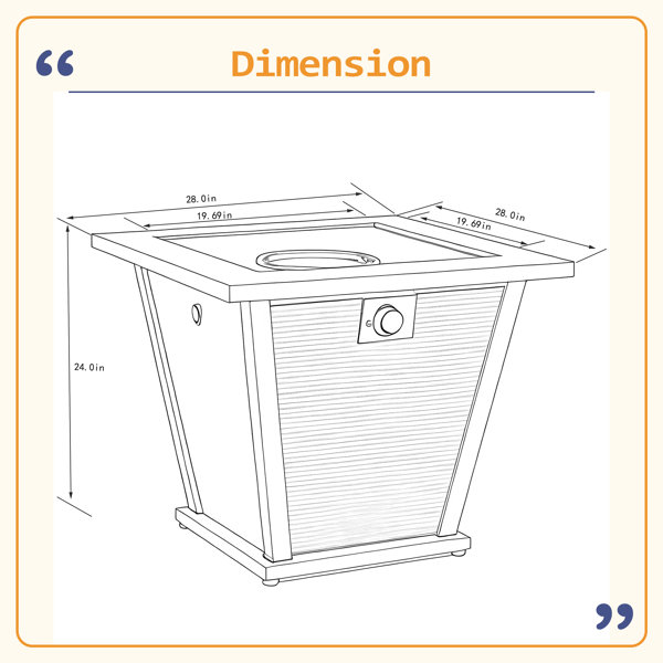 Dimensions du produit