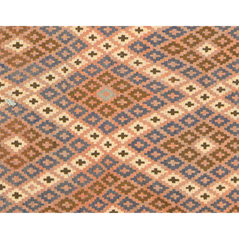 Hand Knotted Wool Area Rug in Multi