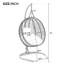 Méridienne de patio peu encombrante, osier en PEHD, design moderne pour balcon et jardin