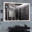 Miroir mural de salle de bain surdimensionné 60X40 pouces