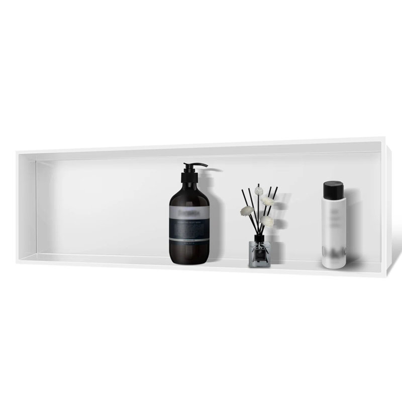 Nexus blanc 37 po X P 13 po H x 4 po D Niche de douche, Blanc