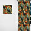 Tapisserie Toucan - motif tropical I - rideau en velours tropical - obscurcissant - 1 panneau-107577603