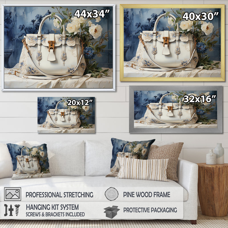Balenciaga Monochromes I, reproduction d'art sur toile, H 12 po x l 20 po x P 1 po, Toile tendue
