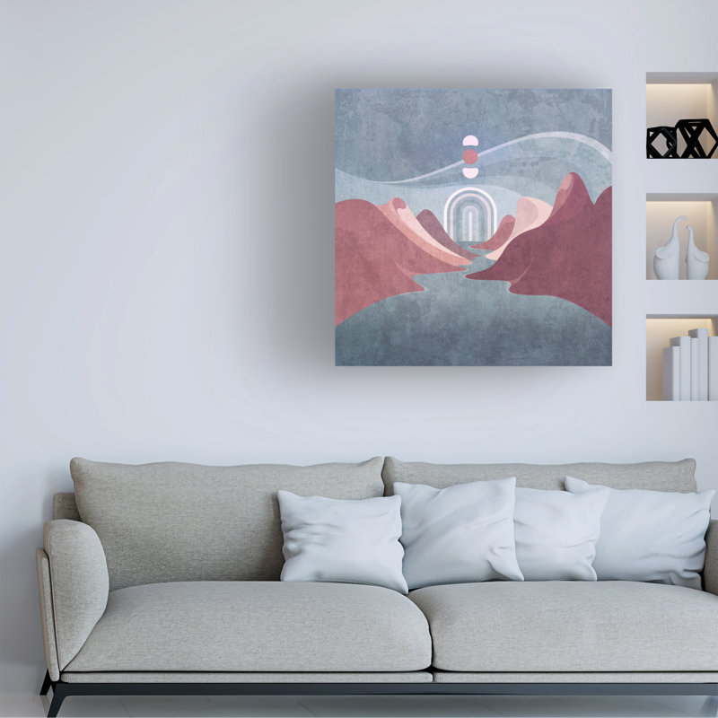 Œuvre d'art sur toile «Bachelor Emel Tunaboylu Dune3», H 14 po x l 14 po