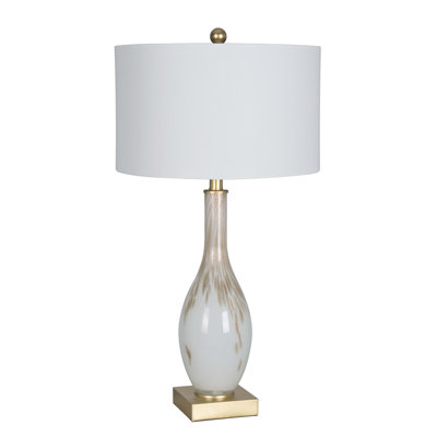 Glass USB Table Lamp