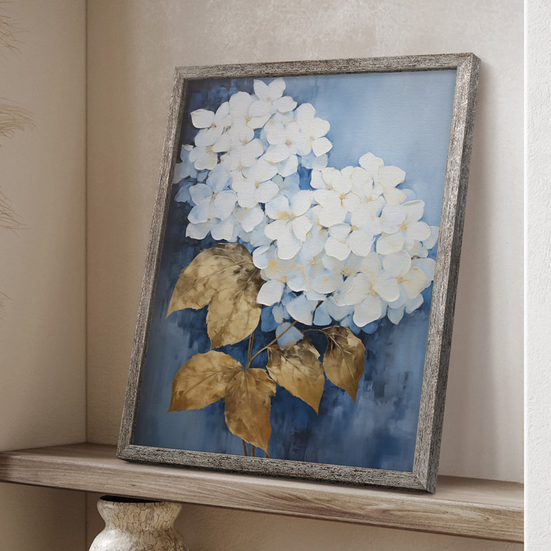 Reproduction encadrée FLORAL Series CXL III - bois massif, H 30 po x l 24 po