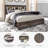 Drystan Bookcase Storage Bed-1602257074