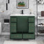 Meuble-lavabo simple autoportant 36 po avec plateau en céramique Matie-1940391295