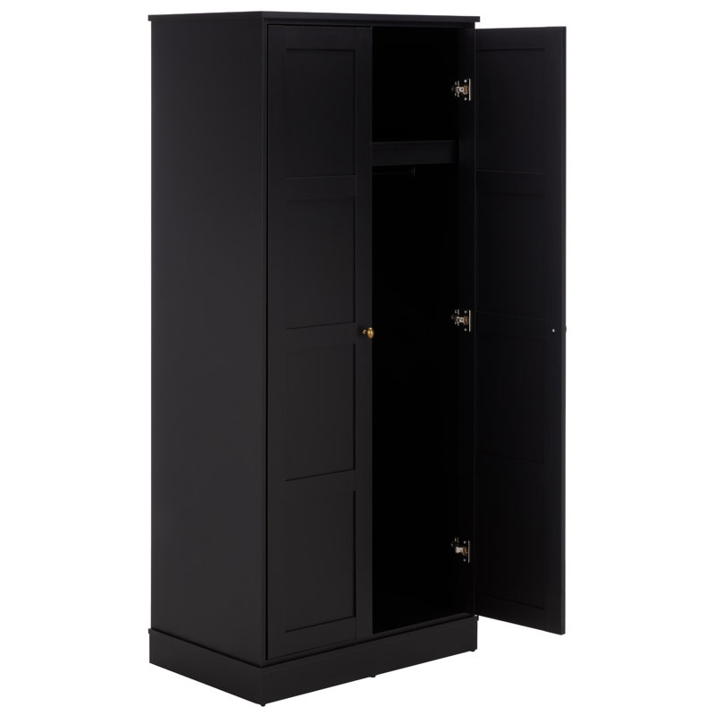 Armoire Shafa, Noir, 2