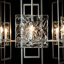 Geo Pendant - 6-Light - Vintage Platinum - Frosted Glass-441137092-441137101