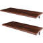 2 tablettes flottantes