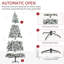 Grand arbre de Noël artificiel enneigé enneigé-1152889292