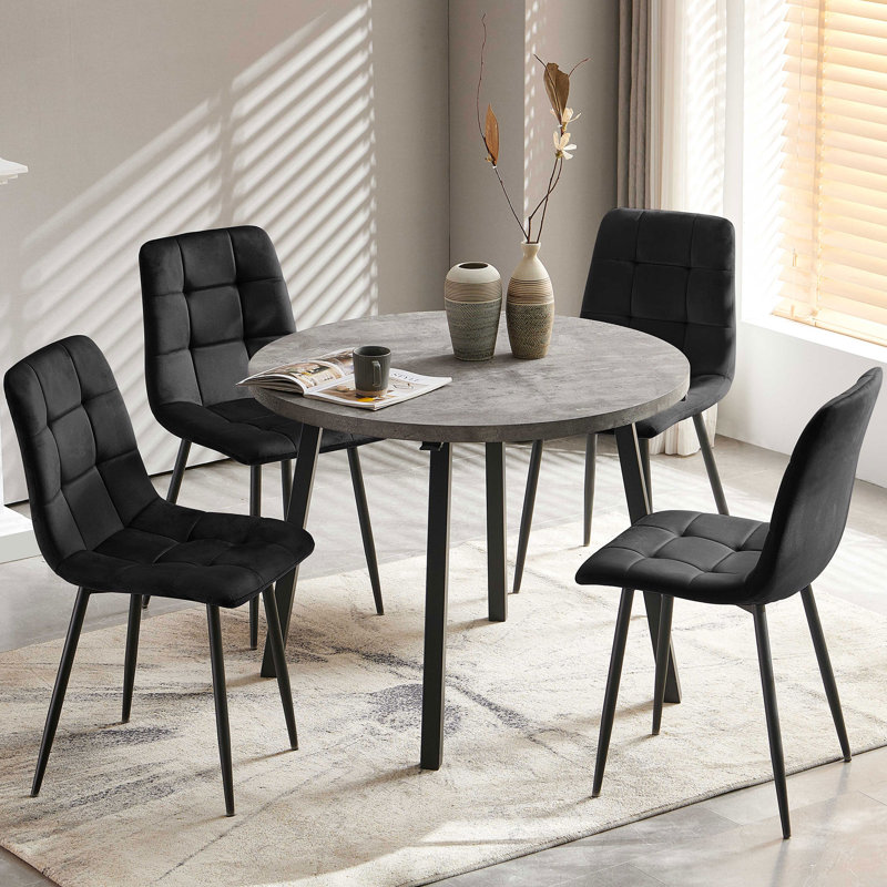 Santiago 5 - Piece Dining Set, Black