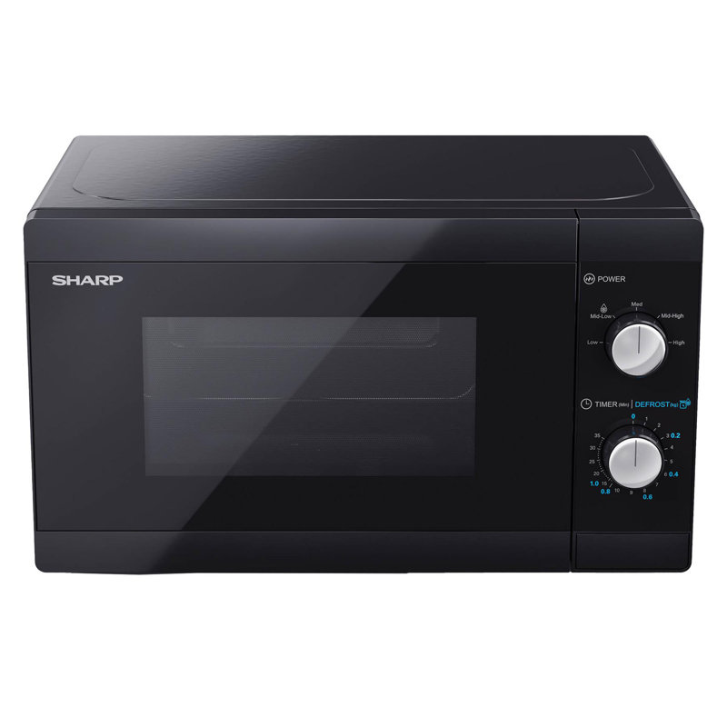  20L 800w Solo Microwave Black, Black