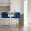Tabouret de comptoir rembourré 26 po Bittencourt-710901363-678341495